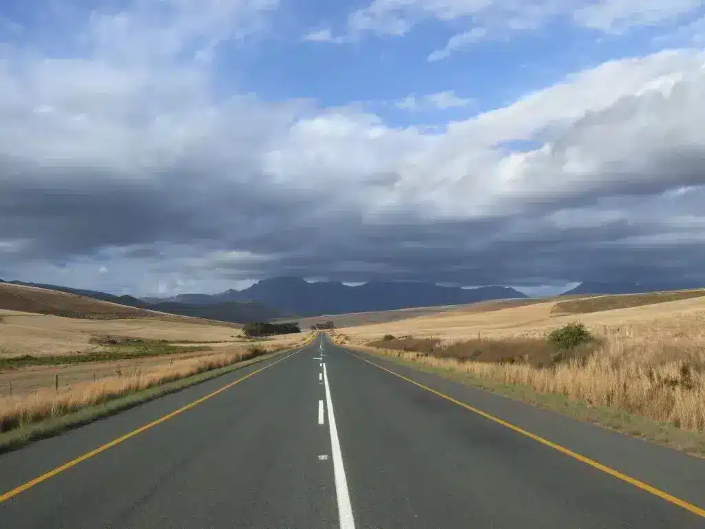 Buen estado de carretera para transporte eficiente