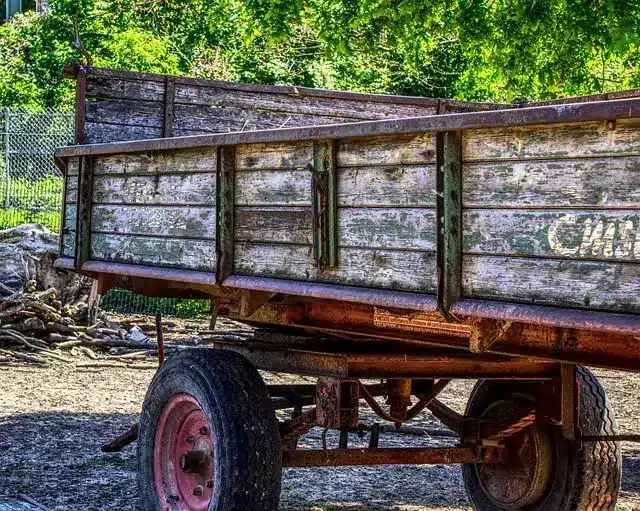 Vehiculo de transporte en zonas rurales