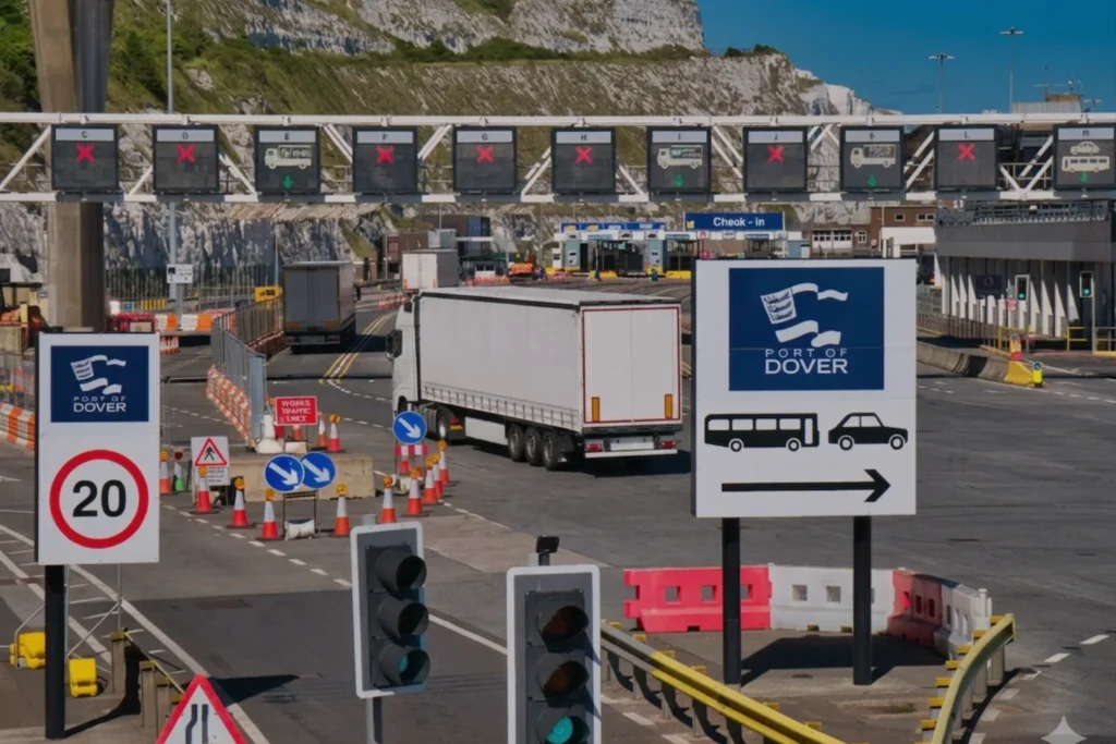 mercancía entrando a UK tras el Brexit